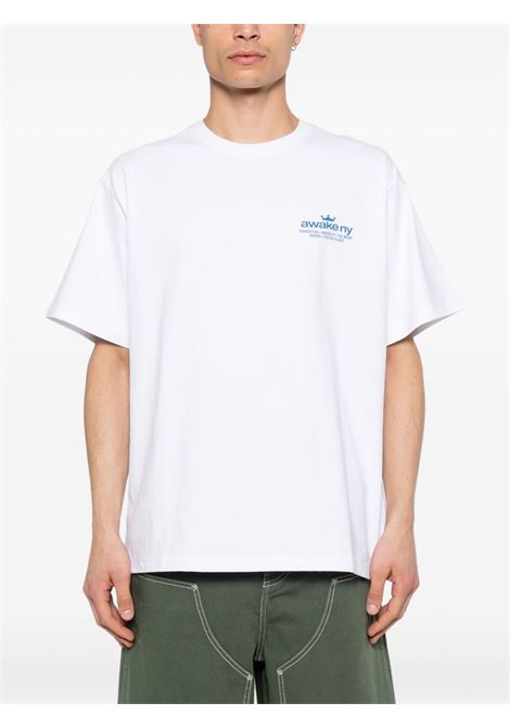 t-shirt good everywhere uomo bianca AWAKE NY | AWK-SP26-TS003WH